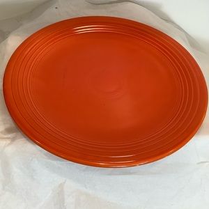 Fiestaware Vintage “Radiation-Red” Chop Plate!